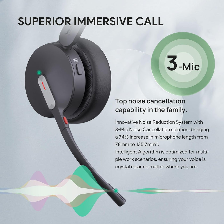 YEALINK Bluetooth-Headset BH70 Dual Stereo