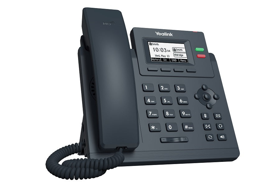 TÉLÉPHONE IP YEALINK SIP-T31P 2 LIGNES SIP PRISE EN CHARGE PoE