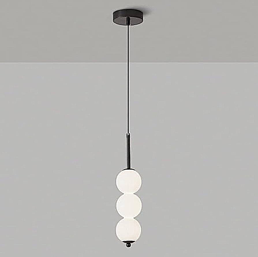 SE LED 120 LUNA TRIPLA BLACK Φ10CM  PENDANT  3CCT WITH MEMORY 2 YEARS WARRANTY