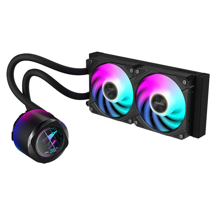 GIGABYTE CPU Cooler Liquid Cooler AORUS WATERFORCE X II  240 ARGB Sync 2 x 120mm