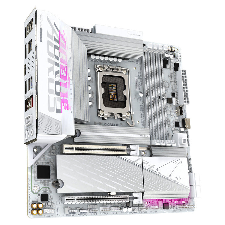 CARTE MÈRE GIGABYTE B860M AORUS ELITE WIFI6 ICE DDR5, 1851, MATX