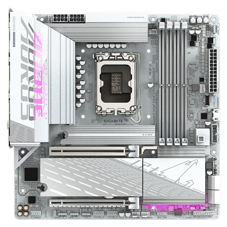GIGABYTE MOTHERBOARD B860M AORUS ELITE WIFI6 ICE DDR5, 1851, MATX