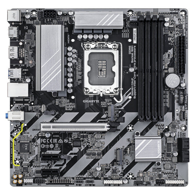 CARTE MÈRE GIGABYTE B860M D3HP DDR5, 1851, MATX