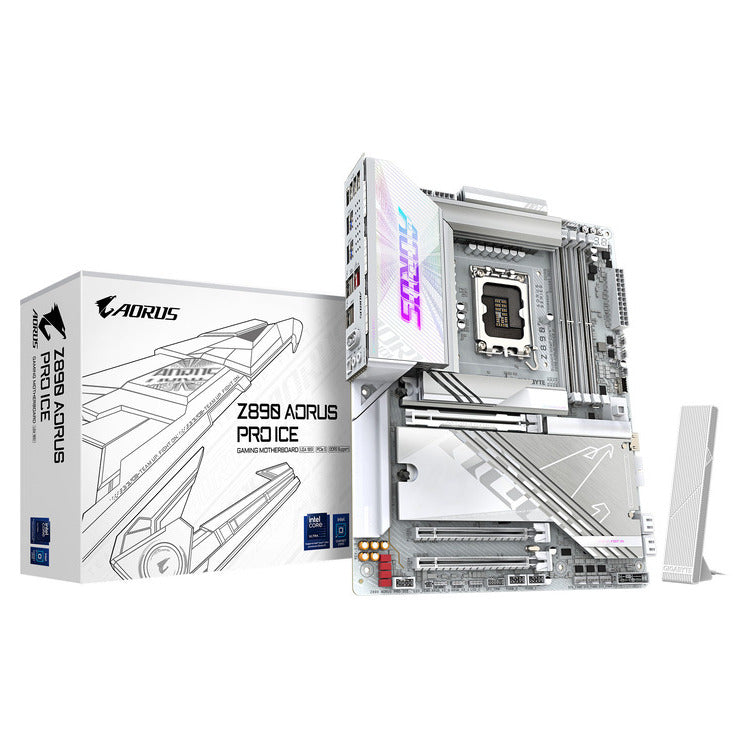 GIGABYTE MOTHERBOARD Z890 AORUS PRO ICE , 1851, DDR5, ATX
