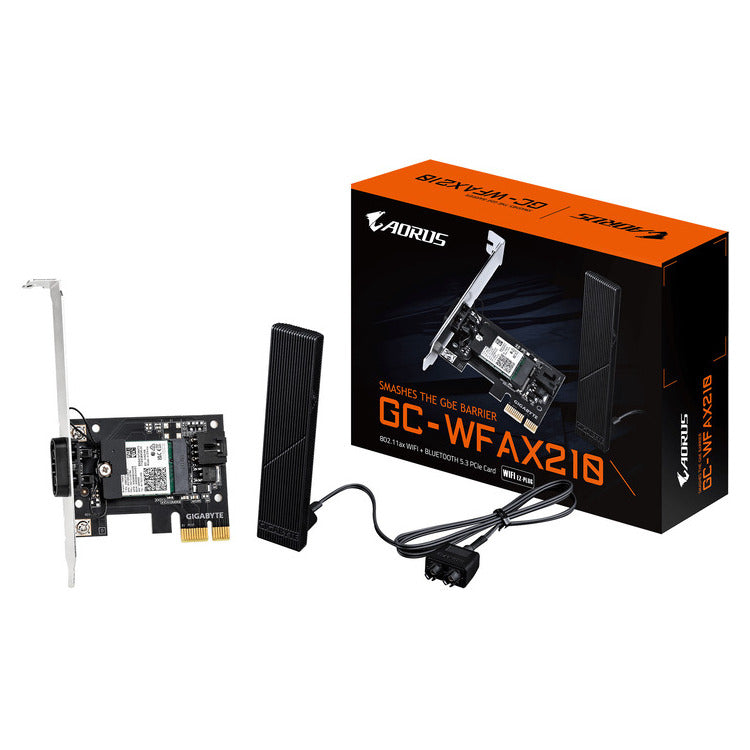 GIGABYTE Wireless PCIe WIFI 6 GC-WFAX210 ,2400Mbps