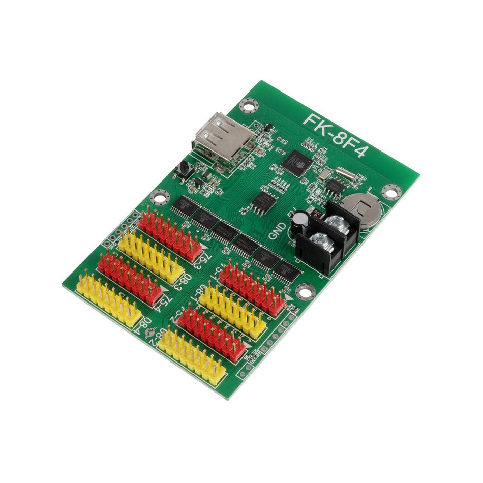 CARD-FK-8F4 90096 Κάρτα Εικόνας για Πολύχρωμες RGB LED Κυλιόμενες Ψηφιακές Επιγραφές/Οθόνες DC 5V IP20 - 4096x16/2048x32/1344x48/1024x64 Pixels - Μ9.5 x Π6.2 x Υ1.6cm - 2 Χρόνια Εγγύηση