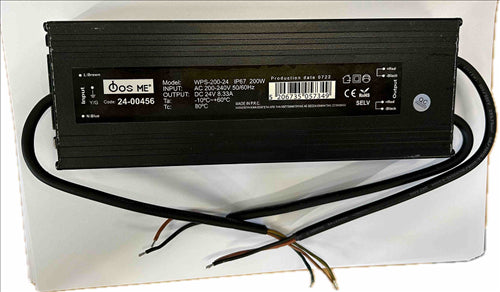 ΤΡΟΦΟΔΟΤΙΚΟ 200W IP67 24V 8.33A ΜΕΤΑΛΛΙΚΟ