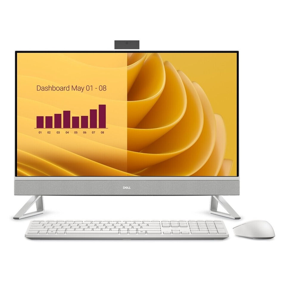 DELL 27 All In One EC27250 27'' FHD TOUCH/Core 7-150U/16GB/1TB SSD/Nvidia MX570A/WiFi/Win 11 Pro/3Y Prosupport NBD/Pearl White