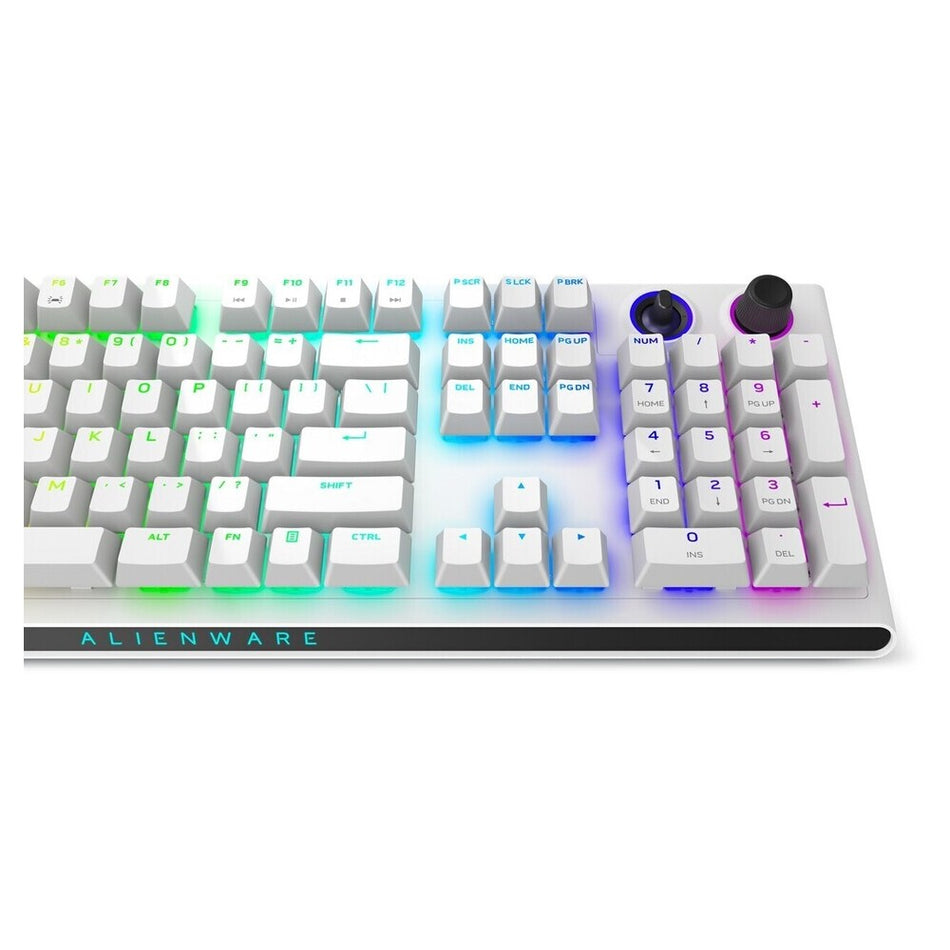 DELL Alienware Tri-Mode Wireless Gaming Keyboard - AW920K - Lunar Light