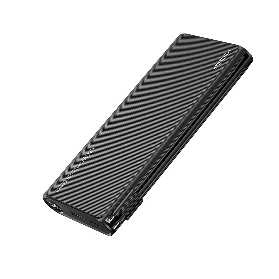 Veger TC130 Power Bank 25000mAh 130W με Θύρα USB-A και Θύρα USB-C Power Delivery Μαύρο