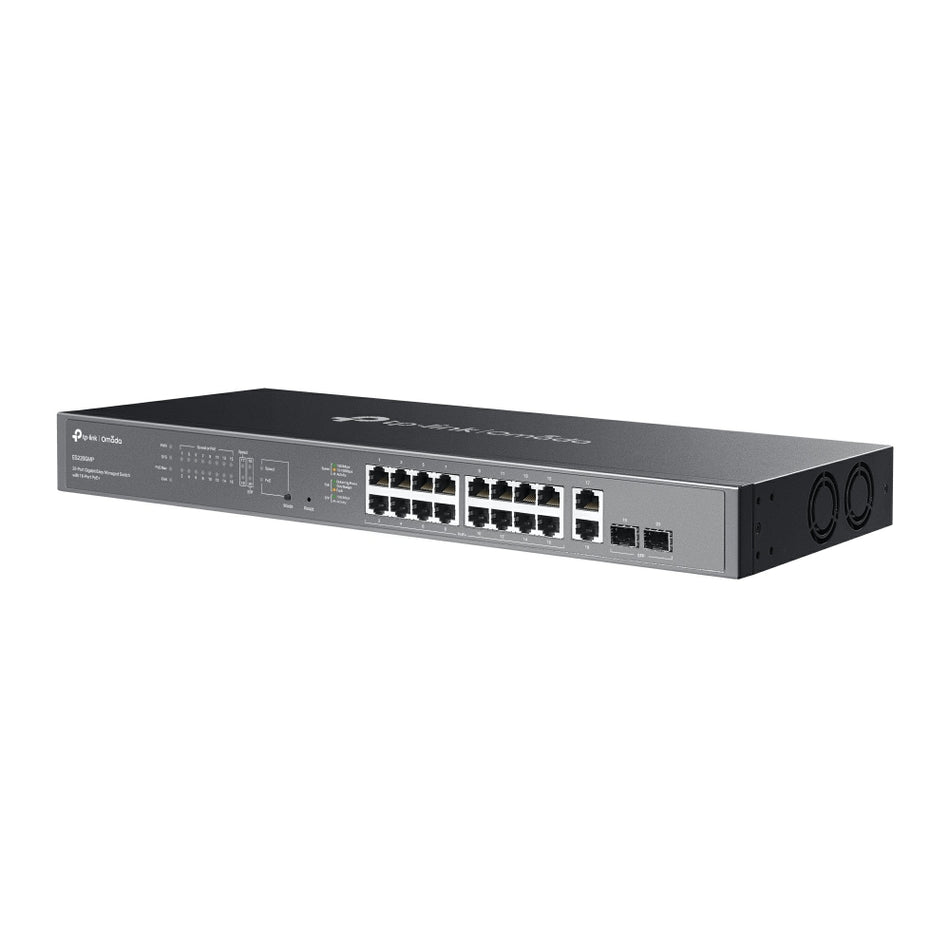 TP-LNK Switch OMADA ES220GMP 20-Port Gigabit Easy Managed Switch with 16-Port PoE+