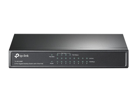 TP-LINK Switch TL-SG1008P, 8 port, 10/100/1000 POE