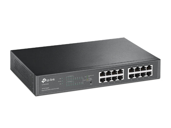 TP-LINK TL-SG1016PE 16-PORT GIGABIT DESKTOP/RACKMOUNT 8 PoE PORTS+ EASY SMART SWITCH