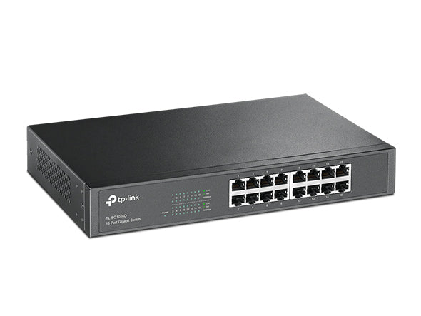 TP-LINK Switch TL-SG1016D, 16 port, 10/100/1000 Mbps