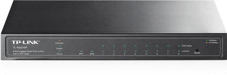 TP-LINK Switch TL-SG2210P, 8-Port Gigabit Smart PoE Switch with 2 SFP Slots