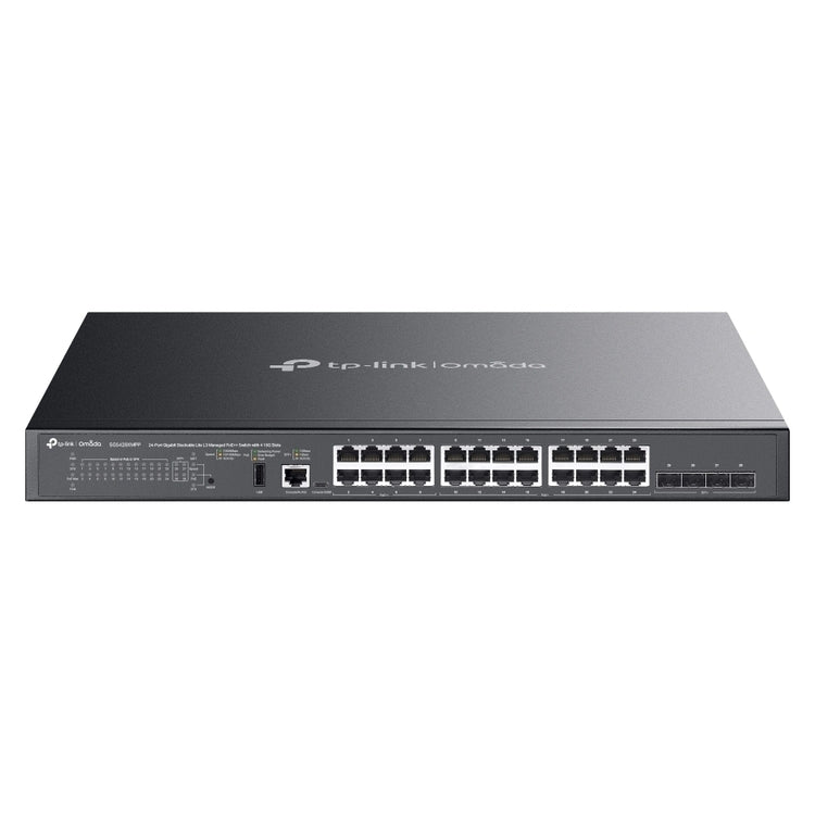 TP-LINK SWITCH SG5428XMPP 24GBIT STACK L3 POE++