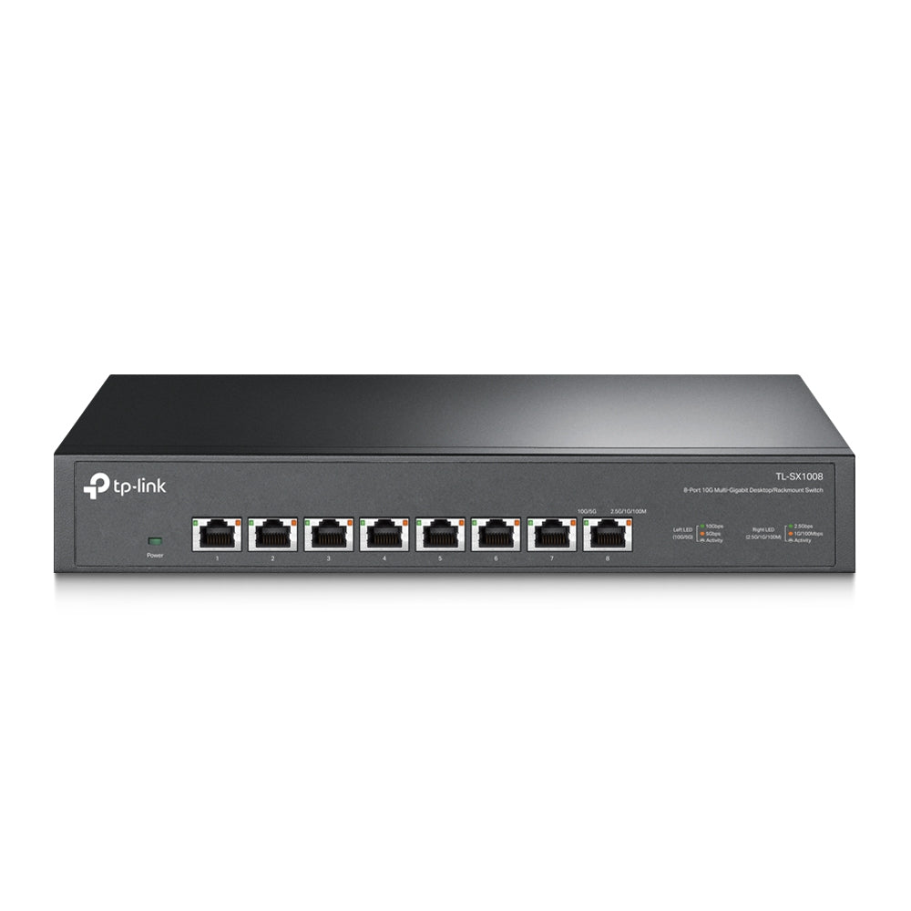 TP-LINK Switch TL-SX1008, 8x10GE Rackmount Metal 13''