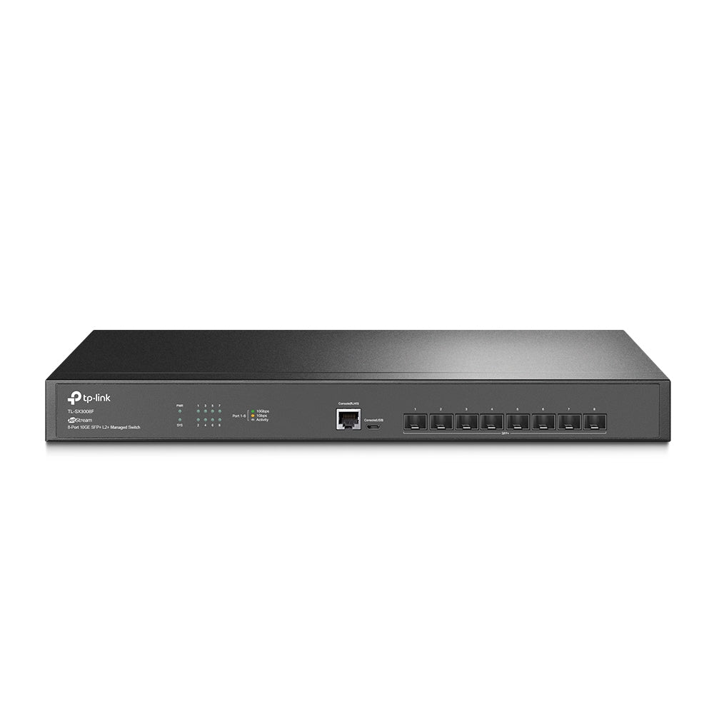 TP-LINK Switch TL-SX3008F 8-Port 10GE SFP+ L2+ Managed