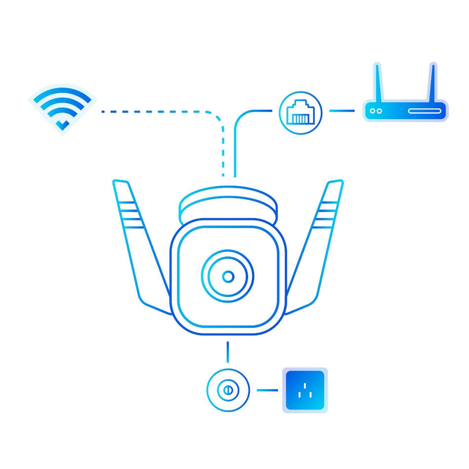 TP-LINK CAMERA TAPO C310 3MP WIFI OUTDOOR