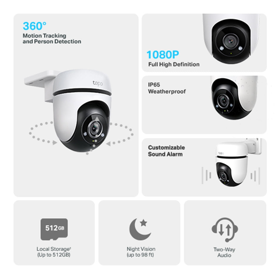 TP-LINK Camera WiFi Tapo C500 Outdoor Pan/Tilt