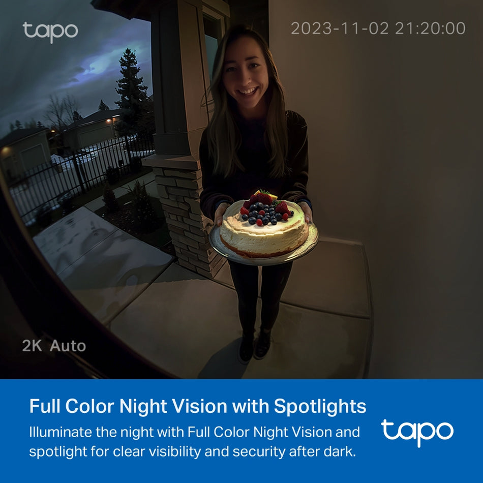 TP-LINK Wifi Doorbell Tapo D210 with Chime