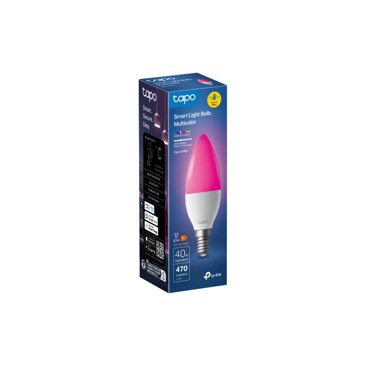 TP-LINK SMART GLÜHLAMPE TAPO L430C MEHRFARBIG E14