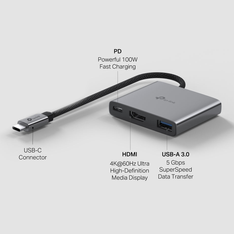 TP-LINK USB Hub UH3020C Typ-C 3-in-1