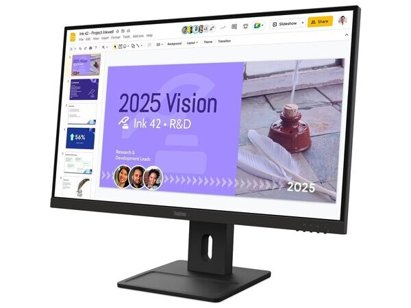 LENOVO Monitor ThinkVision E27Q-40 27'' QHD IPS, HDMi, Display Port,Speakers, 3Years