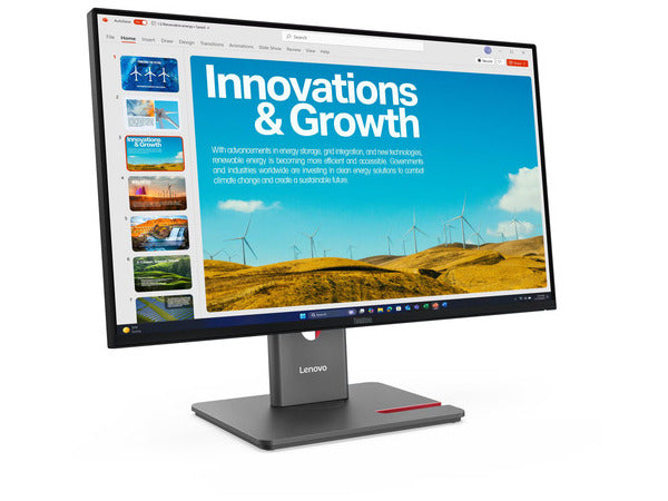 LENOVO Monitor ThinkVision P24QD-40 23.8'' QHD IPS, HDMi, Display Port, Height adjustable, 3YearsW