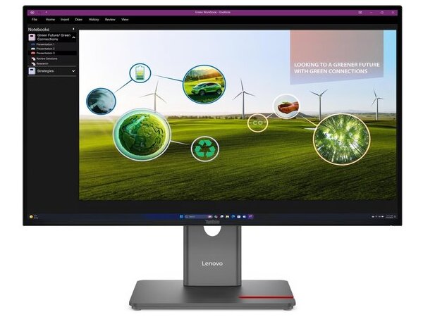 LENOVO Monitor ThinkVision P27Q-40 27'' QHD IPS, HDMi,Display Port, USB, Height adjustable,3YearsW
