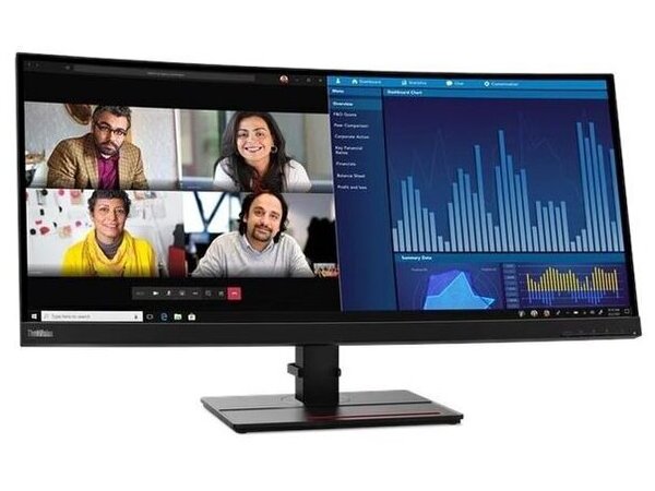 LENOVO Monitor Thinkvision P34w-20 34.14'' IPS WQHD, HDMI, DisplayPort, Ethernet, Höhenverstellbar, 3 Jahre Garantie