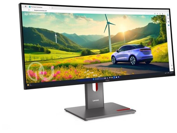 LENOVO Monitor Thinkvision P34WD-40 34'' IPS WQHD,HDMi,Display Port,Ethernet,Height Adjust,3YearsW