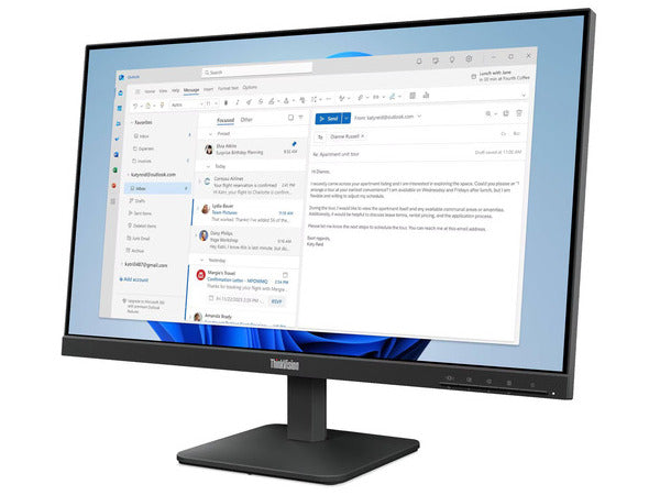 LENOVO Monitor ThinkVision S24-4e 23.8'' FHD IPS, HDMi, VGA, 3YearsW