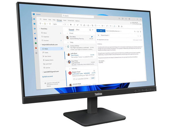 LENOVO Monitor ThinkVision S24-4e 23.8'' FHD IPS, HDMi, VGA, 3YearsW