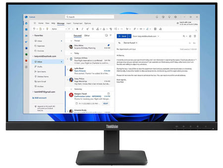 LENOVO Monitor ThinkVision S24-4e 23.8'' FHD IPS, HDMi, VGA, 3YearsW