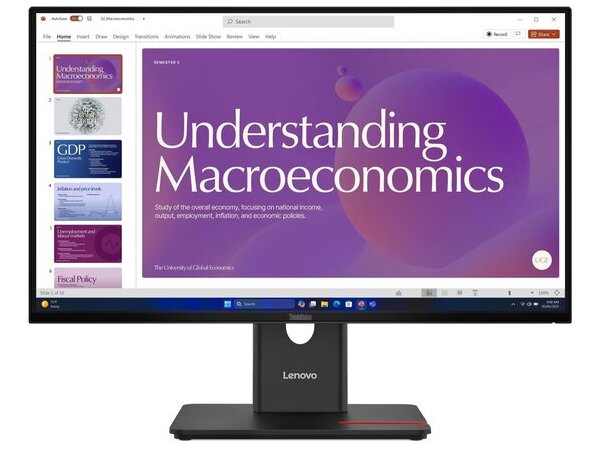 LENOVO Monitor ThinkVision T24D-40 23.8'' FHD IPS, HDMi, Display Port,USB-C,USB, Height adjustable,Speakers, 3YearsW