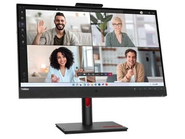 LENOVO Monitor ThinkVision T27hv-30 27'' QHD IPS, VGA, HDMi, Display Port, USB,USB-C, Height adjustable,Webcam, Speakers, , 3YearsW