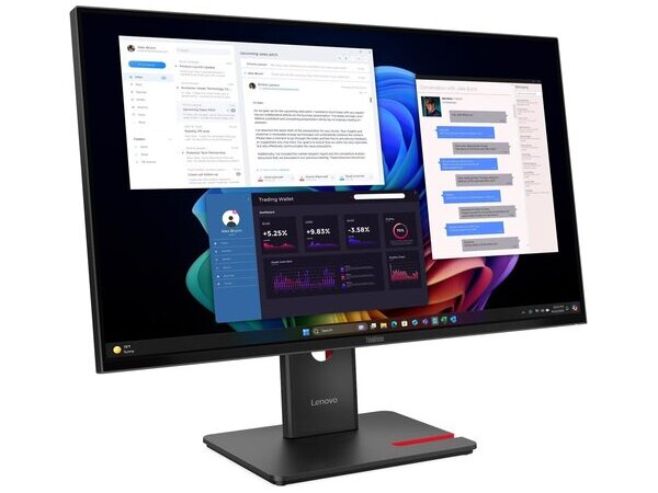 LENOVO Monitor ThinkVision T27UD-40 27'' 4K IPS, HDMi, Display Port, USB-C, Ethernet,Height adjustable, 3YearsW