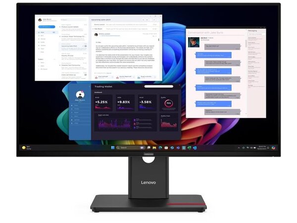 LENOVO Monitor ThinkVision T27UD-40 27'' 4K IPS, HDMi, Display Port, USB-C, Ethernet,Height adjustable, 3YearsW