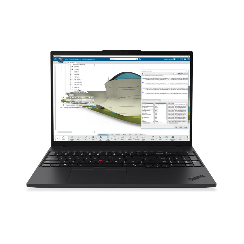 LENOVO Laptop ThinkPad P16s G4 16'' WUXGA IPS/AMD Ryzen AI 7 PRO 350/64GB/1TB SSD/AMD Radeon 860M/Win 11 Pro/3Y PREM/Black