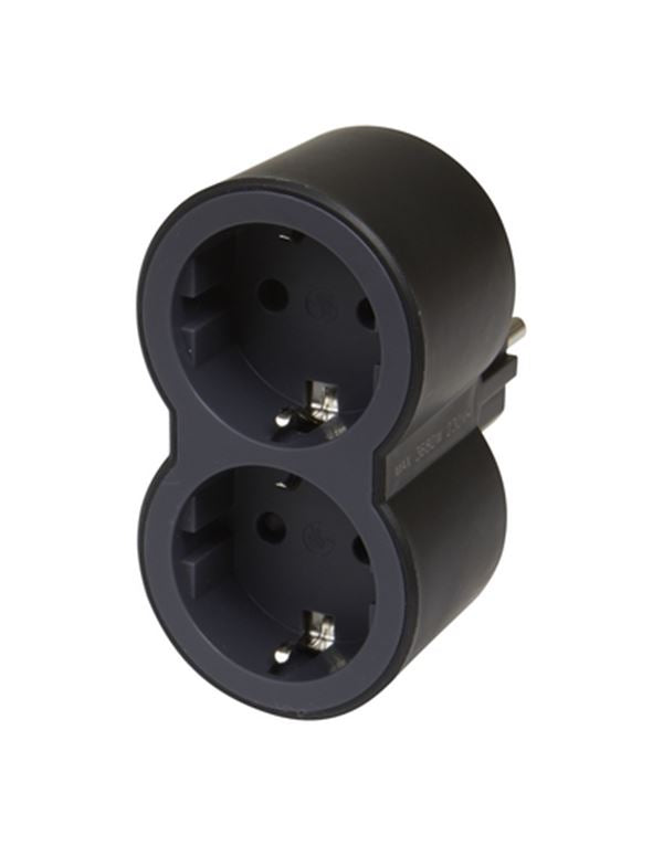 Legrand SurgeArrest 2 Outlets  Black/Grey