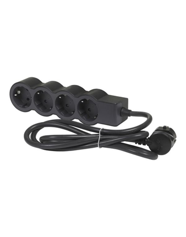 Legrand SurgeArrest 4 Outlets 1.5m Cable Black