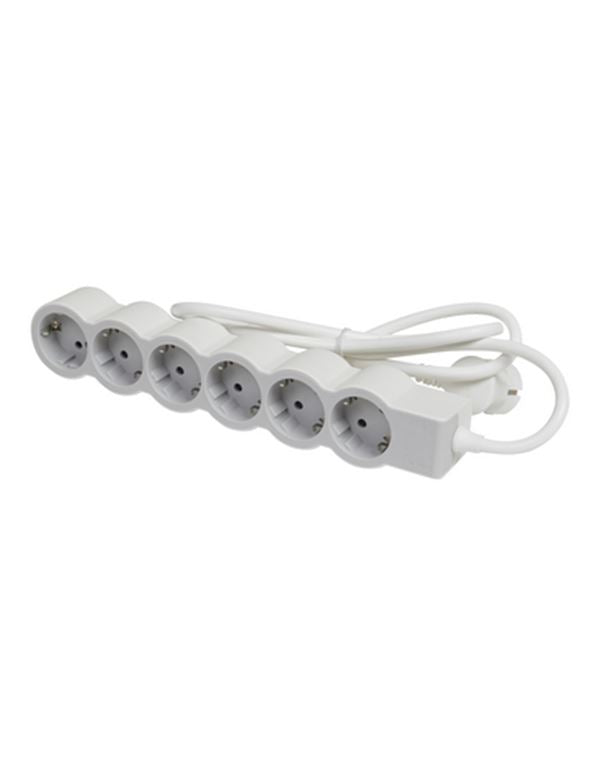 Legrand SurgeArrest 6 Outlets 1.5m Cable  White/Grey