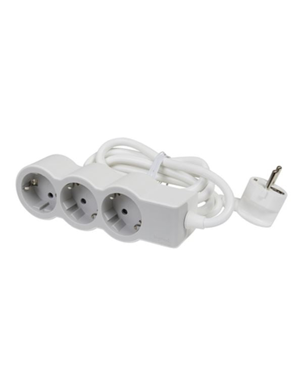 Legrand SurgeArrest 3 Outlets 3m Cable  White/Grey