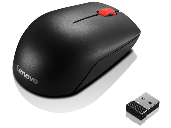 LENOVO Essential Compact Wireless Mouse, Black