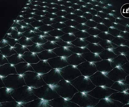 ΔΙΧΤΥ 240LED ΛΑΜΠΑΚΙΑ ΨΥΧΡΟ ΠΡΑΣΙΝΟ ΚΑΛΩΔΙΟ 2x4m