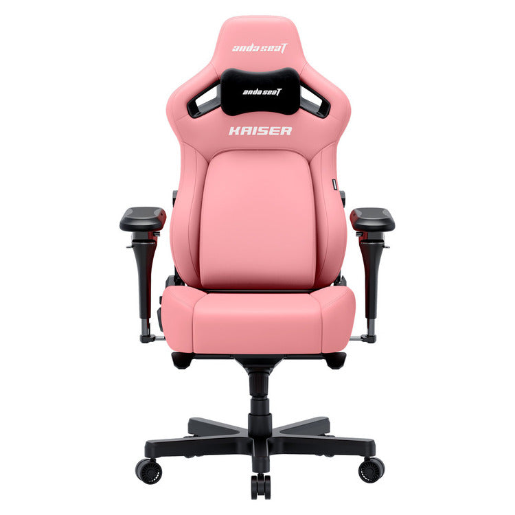 Chaise de jeu ANDA SEAT KAISER-4 V2 XL rose avec accoudoir 6D