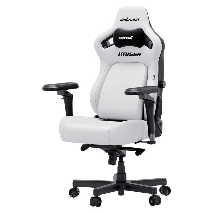 ANDA SEAT Gaming Chair KAISER-4 V2 XL White with 6D Armrest