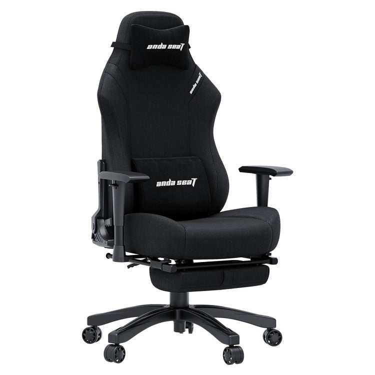 ANDA SEAT Gaming Chair LUNA PRO Black Fabric w/Footrest