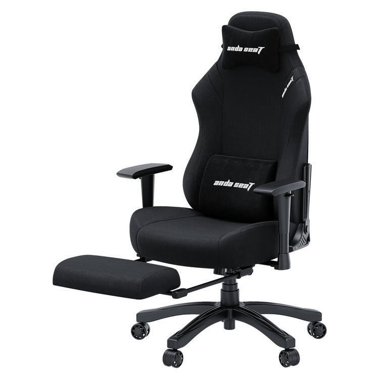 ANDA SEAT Gaming Chair LUNA PRO Black Fabric w/Footrest